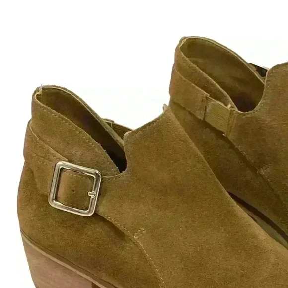 Susina Any Women’s Brown Suede Ankle Booties Side Buckle Size 8M - Picture 9 of 14